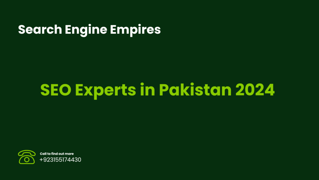 SEO Experts in Pakistan 2024