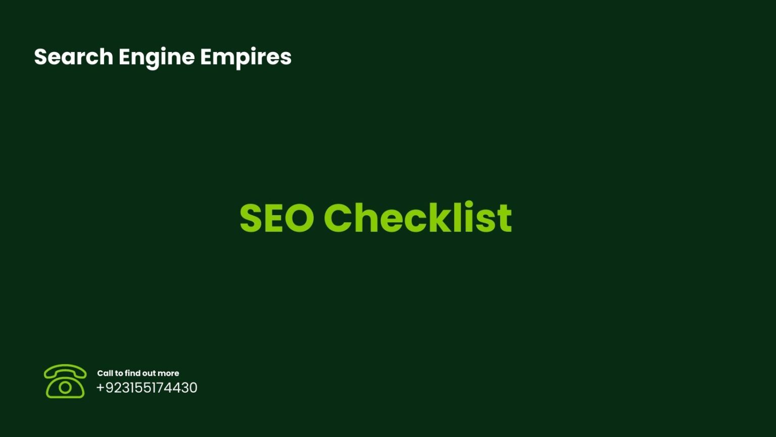 The Complete SEO Checklist For 2024 Beginners to Advance Guide